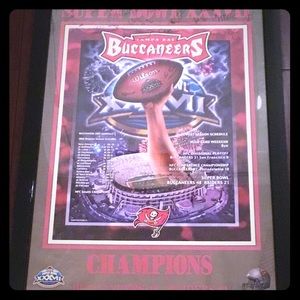 🔥SIGNED TAMPA BAY BUCKS POSTER🔥